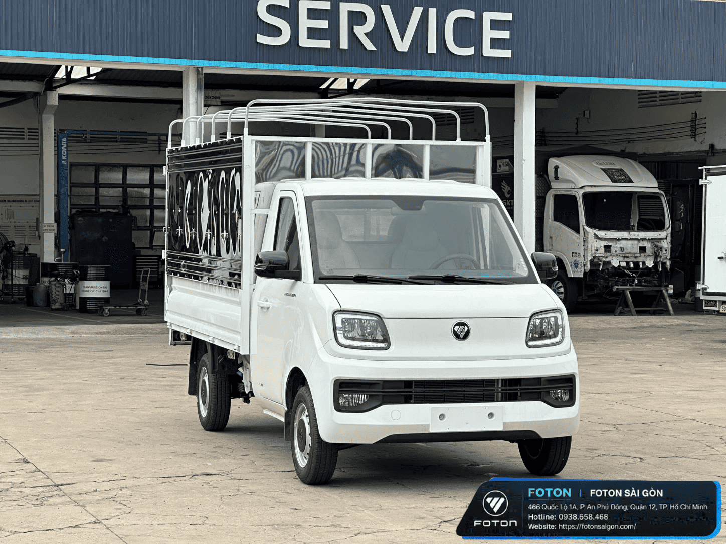 Quy Cách Thùng Mui Bạt Foton Wonder 990 KG
